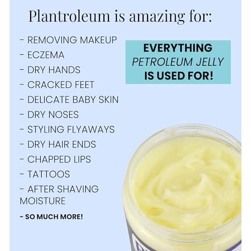 Beesaluxe Plantroleum | Next-Gen Plant-Powered Jelly | No Petroleum Needed | All-Purpose Moisturizer & Skin Protectant (8 Ounce)