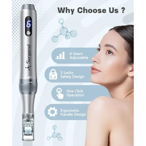 Sergand 0.25mm Derma roller pen£¬The needle length is 0.25mm