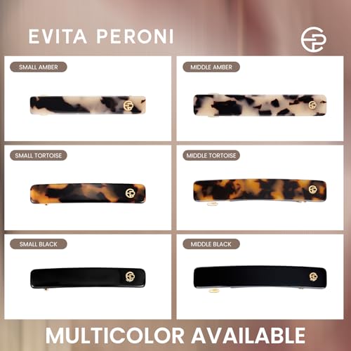 EVITA PERONI Hair Barrettes For Women, French Hair Barrettes Clips Acetate, Various Sizes, Anti-slip, 30 Pieces, Women Hair Accessories, Suitable for Thick, Fine, Straight, Curly Hair