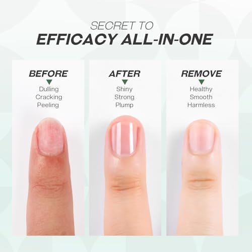 Base Top Coat Nail Polish: 2 in 1 Clear Quick Dry Nail Polish Color Protection Long Lasting Shine Polish Resists Smudging Chipping Fading Fast Air Dry Nail Coat for Women
