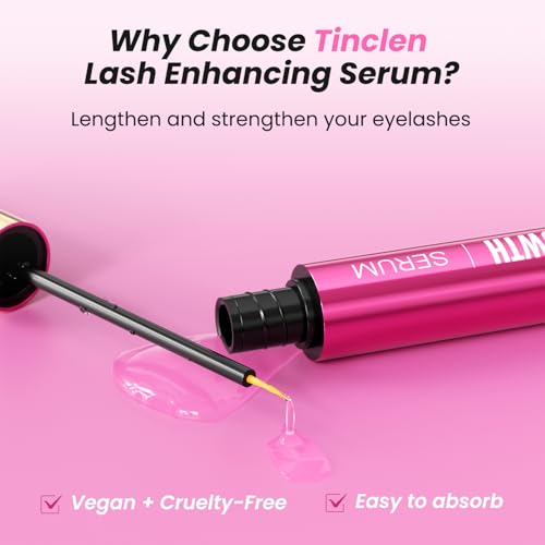 Eyelash Growth Serum Volumizing Lash Serum For Eyelash Growth Longer & Thicker Lash Enhancing serum With Natural Formula Vegan & Gentle (5 mL)