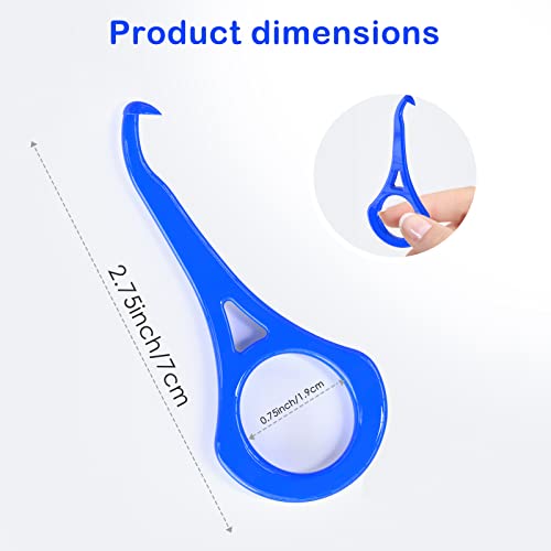 ARGOMAX - Aligner Removal Tool, 100 Retainer Remover Tool, Invisible Braces Removal Tools, Suitable for Removing Braces, Trays, Retainers, Dentures and Aligners(Blue).
