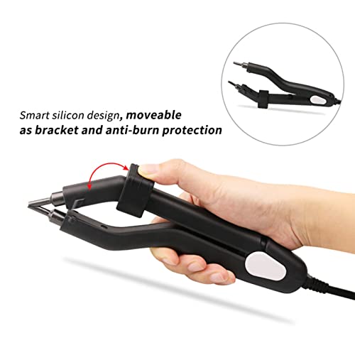 Sonew Fusion Hair Extensions Tool, Professional Heat Iron Connector Wand for Hair Extensions, 100-240V, Titanium Heater Surface, US Plug