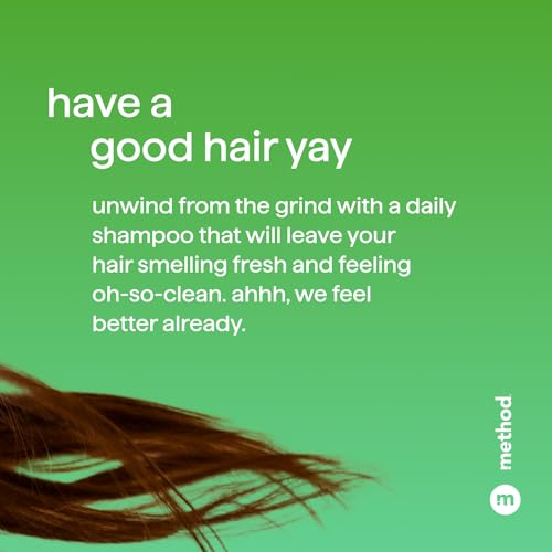 Method Everyday Shampoo, Daily Zen with Cucumber, Green Tea, and Seaweed Scent Notes, Paraben and Sulfate Free, 14 oz (Pack of 3)