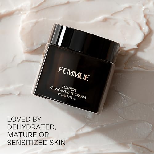 FEMMUE Lumi?re Concentrate Cream Face Moisturizer (1.58 fl oz) | With Vitamin C, Shea Butter, Niacinamide & Peptides | Supports Skin Elasticity & Barrier | Korean Beauty Skin Care
