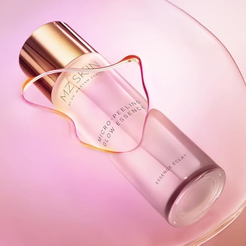 MZ SKIN Micro-Peeling Glow Essence 1.01 fl oz | 5% Azeloglicina, 3% Succinic & 2% Tranexamic Acid | Brightens, Clarifies & Smooths