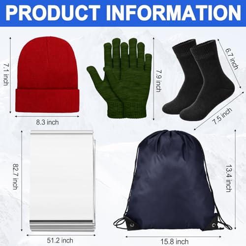Coume 288 Pcs/24 Set Homeless Care Package Supplies Bulk Winter Hygiene Kit for Homeless Care Included Drawstring Bags Blankets Winter Item Sets and Toiletry Kits for Men Women