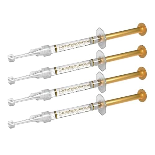 Opalescence 45% Syringes Teeth Whitening Gel - with PF - (4 Syringes) Refill Kit Carbamide Peroxide. Made by Ultradent, in Mint Flavor. Tooth Whitening 5359-2