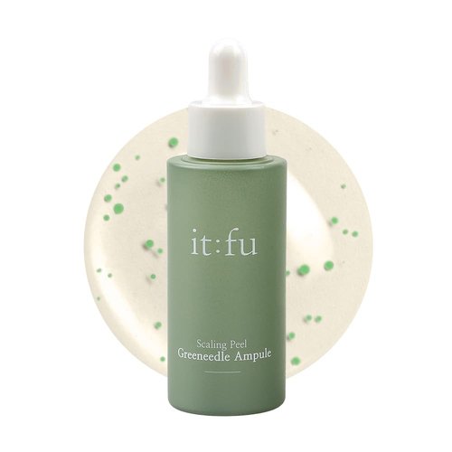 ITFU Scaling Peel Greeneedle Ampoule | K-Beauty, Spicule Ampoule, Pore & Dark Spot Care, Removes Skin Pigmentation & Exfoliates Dark Skin Spot, Contains Madecassoside 1.01 fl. oz / 30ml