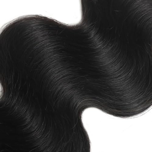 Caijuxing Human Braiding Hair 1 Bundle 100g Body Wave Bulk Human Hair for Braiding No Weft 12A Brazilian Virgin Curly Human Hair Extensions for Boho Braids 100% Remy Human Hair Extensions (22 Inch)