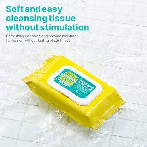 Ariul Stress Relieving Purefull Cleansing Tissue ? Gentle & Hydrating Makeup Remover Wipes, Korean Skin Care with Natural Ingredients, 80 Counts ¡¿ 2 Packs