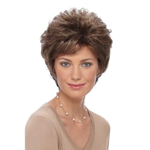 Estetica Design KATIE SHORT LAYERED CUT W/SOFT BANG. Womens Wig R51LF60 Color