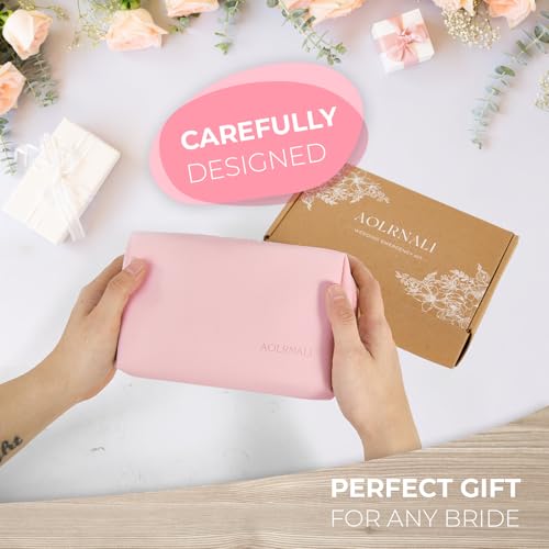 Bridal Emergency Kit for Wedding Day, Wedding Essentials Survival Set for Team Bride, Must-Have 30+ Essentials Travel Kit with Makeup Bag