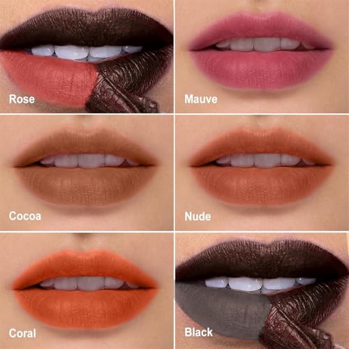 OETUIOW Lip Liner Stain, Lip Stain Moisturizing & Enhancing Complexion for All Skin Types Women, Lip Lint Waterproof & Long-Lasting (Rose)