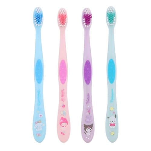 Generic Set of 4, Cute Toothbrush Set, Compact Head