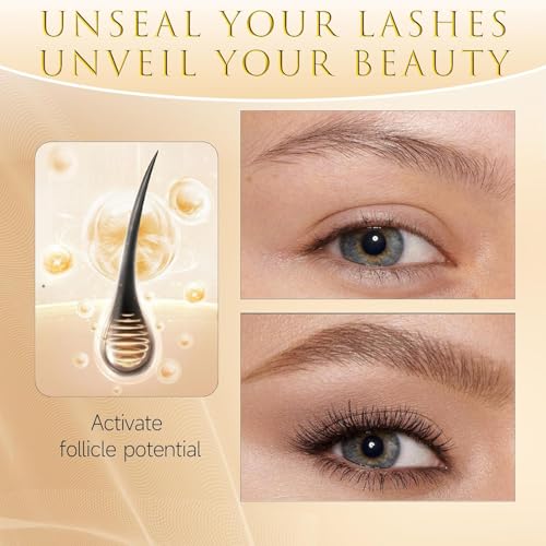 Eyelash Growth Serum ? Lash Serum for Eyelash Growth with 15 Plant Extracts for Longer Thicker Fuller Lashes Nourishing Formula to Enhance Natural Beauty Hypoallergenic Oil Free lash growth serum -3ml