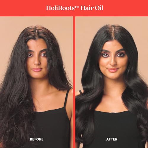 Fable & Mane Good Karma Hair Gift Set, for Stronger, Healthier Hair. Travel-sized Minis of HoliRoots Hair Oil, Hydrating Shampoo, Conditioner and Hair Mask