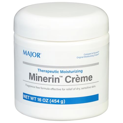 MAJOR Therapeutic Moisturizing Minerin Cr?me - Body Cream Moisturizer for Dry Skin - Fragrance-Free - 16 Oz. (1 Pack)