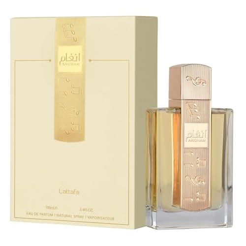 Lattafa Angham - Citrus, Lavender, Musk, Amber, Vanilla - Eau de Parfum Long-Lasting Fragrance for Unisex, 3.40 Ounce / 100 ml