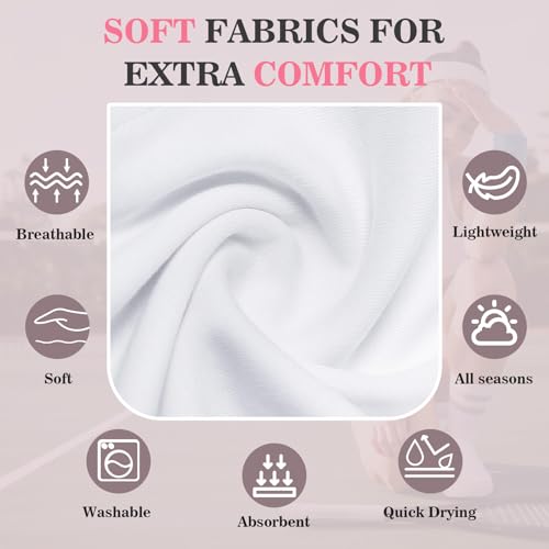 8 Pack Headbands for Women, Elastic Soft Hair Bands Non Slip Women's Fashion Headbands for Daily Workout Yoga Running