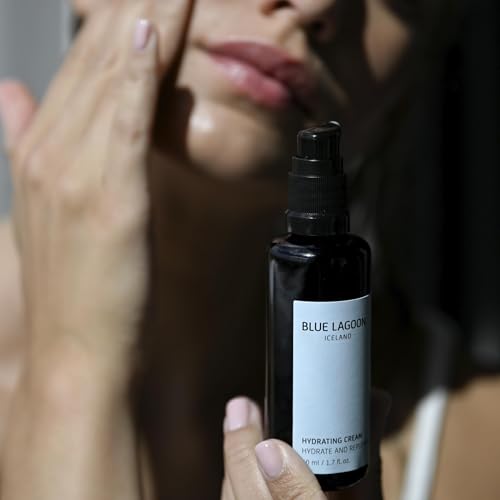 Blue Lagoon Skincare Hydrating Cream - Lightweight Face Cream - Absorbs Quickly - Lasting Hydration - Revitalizes Skin - Delicate Cream - No Fragrance - Dermatologically Tested - 50ML
