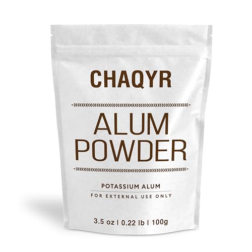 Alum Powder Granulated Potassium Alum Mineral Salt, 3.5 oz, for Deodorant, Leather Tanning, Foot Soak, External Use