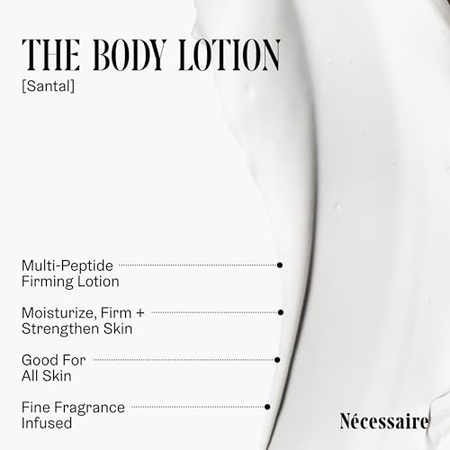N?cessaire Body Essentials - Skin Care Gift Set For Women + Men - Travel-Size Body Wash, Body Lotion + Deodorant | Dermatologist-Tested. Hypoallergenic | Vegan | Aluminum-Free Deodorant (Santal)