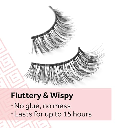 Eylure Pre-Glued Wispy Light Texture Eyelashes, No.117, Twin Pack