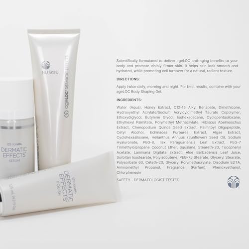 Nu Skin ageLOC Dermatic Effects Body Contouring Lotion | Scientifically Formulated to Deliver ageLOC Anti-Aging Benefits for Visibly Firmer, Hydrated Skin | 2 Pack