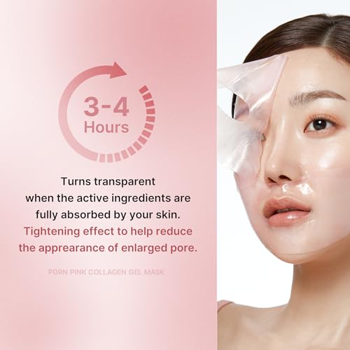 medicube Salmon DNA PDRN pink collagen jelly gel mask | overnight face mask for glass glow skin- elasticity, hydrating, firming and moisturizing | korean skincare, 28g, 1ea