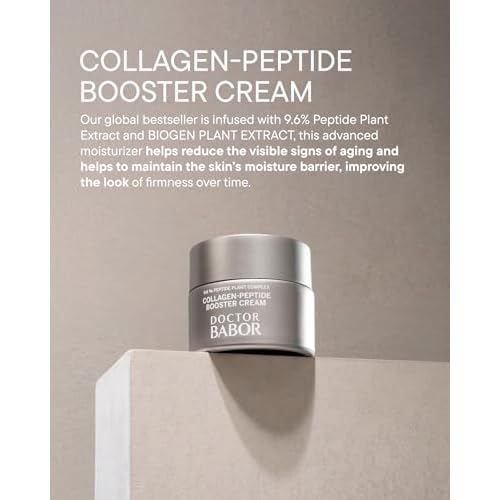 BABOR DOCTOR Collagen-Peptide Booster Cream, Peptide Plant Complex, Supports Collagen Production while Reducing Wrinkles, Improve Elasticity to Plump and Hydrate the Skin, 1.69 oz
