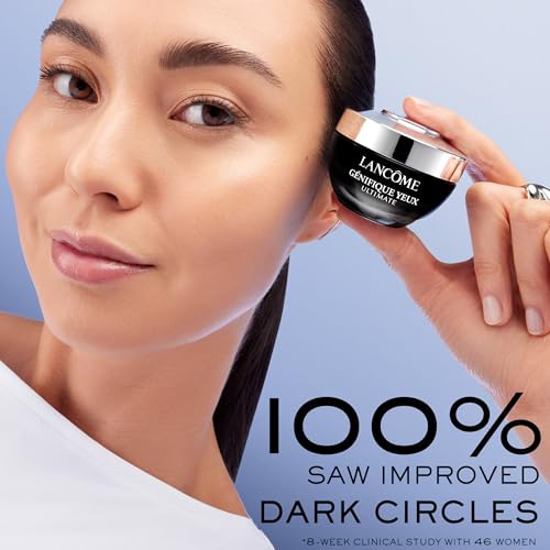 Lanc?me G?nifique Eye Cream - For Dark Circles & Fine Lines - With Bifidus Prebiotic, Hyaluronic Acid & Vitamin Cg - 0.67 Fl Oz