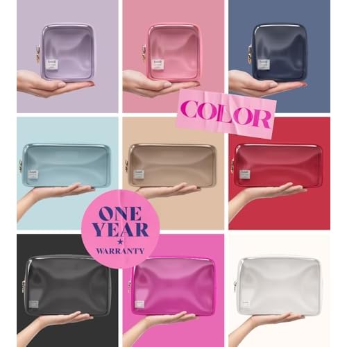 Clear Cosmetic Bags Set of 3, Mini Small Large Makeup Bags For Women Clear Pouch Cosmetics Cases Zipper Cute Pouches Make Up Travel Toiletry Essentials Preppy Purse Organizer Makeup Cases, Sand
