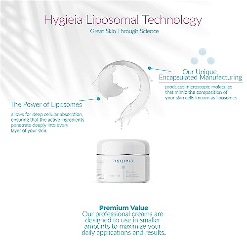 Hygieia + Encapsulated 2% Retinol Cream, 4oz ? Liposomal Anti-Wrinkle Cream for Face, Neck & Body ? Fast & Deep Cellular Absorption ? Day or Night Cream for Firming, Lifting & Repairing Aging Skin