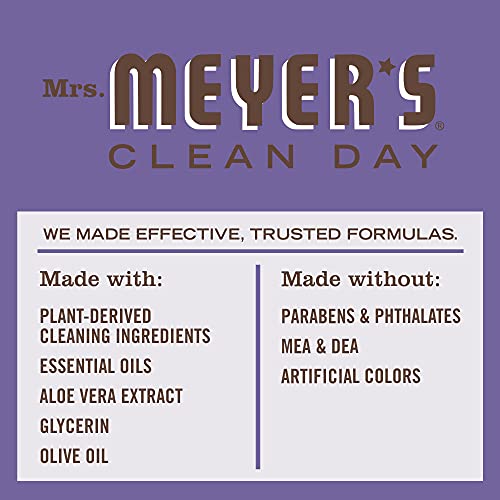 MRS. MEYER'S CLEAN DAY Hand Soap Refill, Made with Essential Oils, Compassion Flower, Packaging May Vary, 33 fl. oz