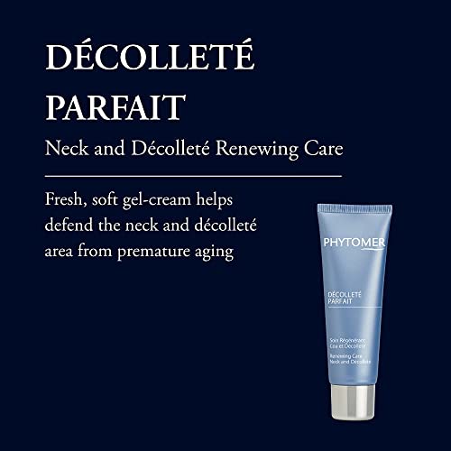 Phytomer D?collet? Parfait Neck Firming Cream | Anti-Aging Skin Tightening Gel-Cream for Neck & Chest| Helps Reduce Signs of Aging | Reduces Dark Spots & Wrinkles | 50 ml