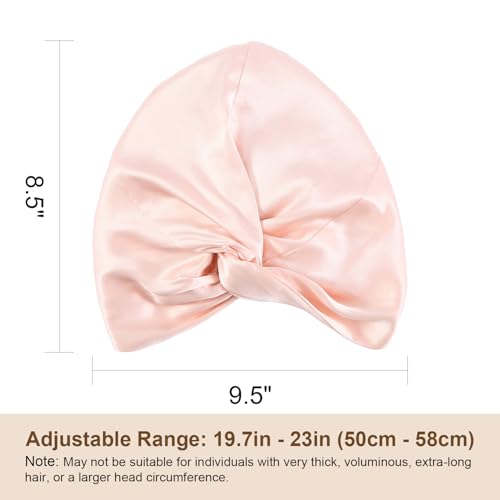DAISYSILK 100 Pure Mulberry Silk Hair Bonnet for Sleeping Silk Hair Wrap for Women