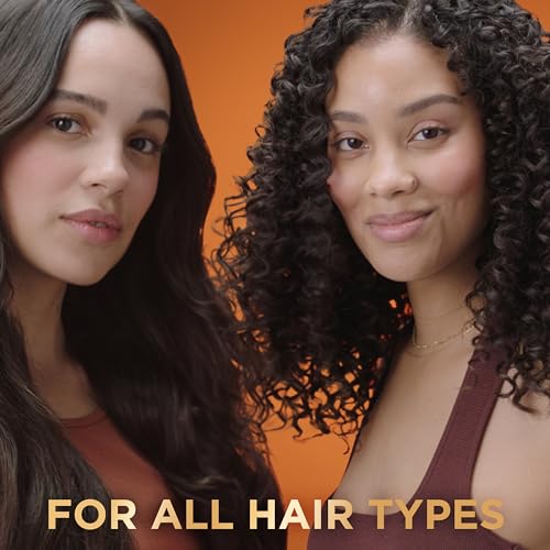 Garnier Whole Blends Hair Honey Milk 450F Heat Protectant Spray, For All Hair Types With Up To 100 Hrs of Frizz Control, 8.5 Fl Oz, 2 Count