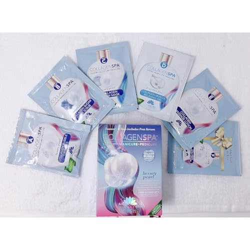 LaPalm Collagen Spa Luxury Manicure and Pedicure with Collagen Bubble Crystals - Mix of 6 Scents