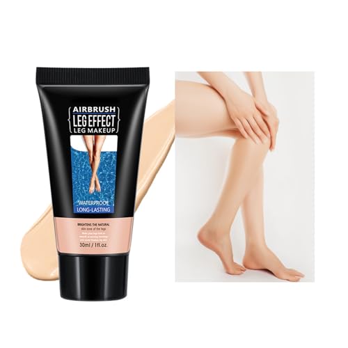 Leg Makeup Waterproof No Transfer, Leg Vein Cover up Makeup, Long-Lasting Body Concealer Makeup Lotion, Coverage for Vein, Scar, Tattoo for All Skin Tones (Fairest Glow)