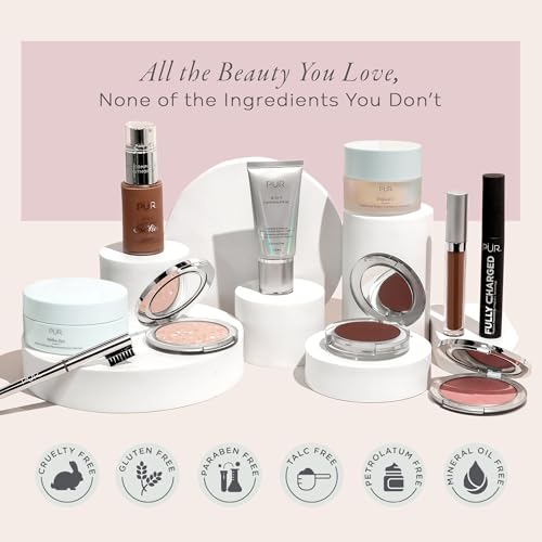 P?R Beauty 4-in-1 Tinted Moisturizer With SPF 20 - Hydrating Face Moisturizer, Primer, & Foundation With Shea Butter, Aloe Vera & Vitamin B3 - Vegan Friendly - Free of Paraben, Gluten & BPA