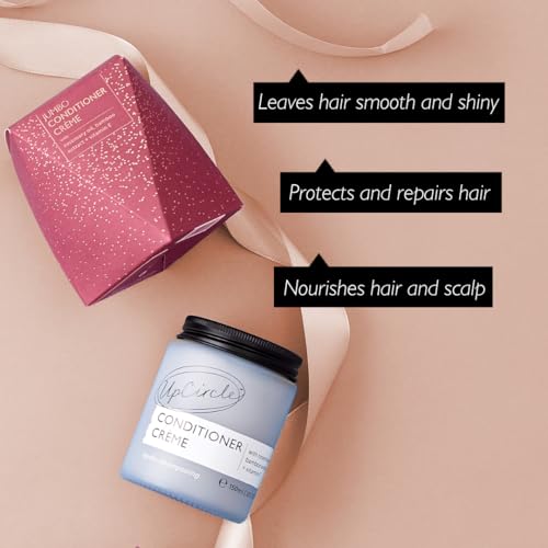 UPCIRCLE Jumbo Conditioner Cr?me with Rosemary Oil + Vitamin E - 150ml ? Gentle Formulation To Repair + Protect ? Bamboo Extract + Orange Peel ? Natural, Vegan + Cruelty-Free