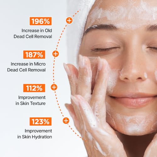 ISOI PHA Mild Deep Cleansing Foam, Gentle Daily Exfoliating Face Cleanser with Hydrating PHA Formula, Deep Cleansing for Sensitive Skin, Korean Skin Care (3.38 fl.oz, 100ml)