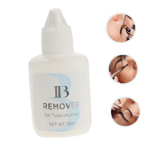 FRCOLOR Fast Acting Remover Gel Colorless Dissolves Adhesive Quickly Safe for Eyes Easy Squeeze Bottle for Precise Application