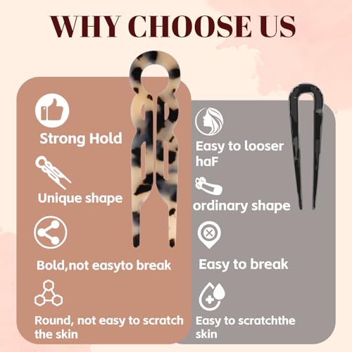 Lialys hair clip, elegant women's hair clip, suitable for all hairstyles French hair clips (3PCS)