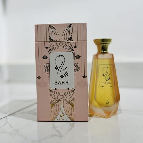 Khadlaj Sara Eau de Parfum Spray for Women, 3.4 Ounce