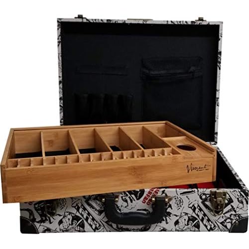 Vincent Master Case Travel Stylist Barber Case Nostalgic Series (Vintage White)