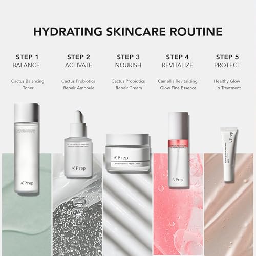A'Prep Cactus Balancing Toner ? Lightweight Hydrating Facial Toner with Jeju Cactus Extract, Hyaluronic Acid & Panthenol for Refreshing Skin, Korean Skincare, 150ml