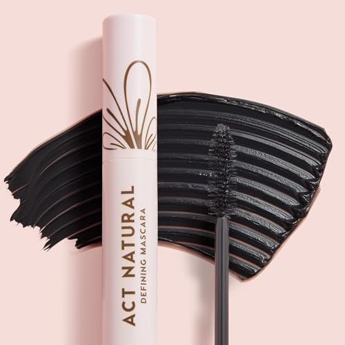 ColourPop Act Natural Defining Mascara - Clump-Free Black Mascara to Lift, Lengthen & Define Lashes - Made with a Soft, Flexible Brush - Black (0.3 oz)