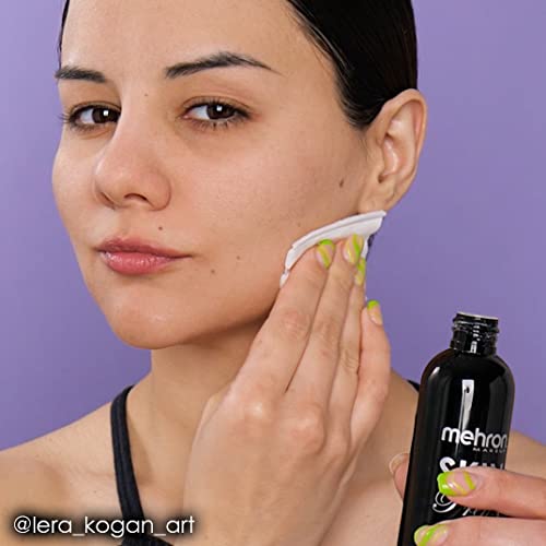 Mehron Makeup Skin Prep Pro Mattifying Skin Toner | Long Lasting Pre-Makeup Primer 4 fl oz (120 ml)